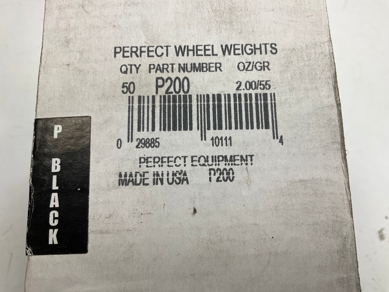 Perfect Wheel Weights P200 Wheel Weights - 2 Oz / 55 Grams - Pack Of 50 Weights