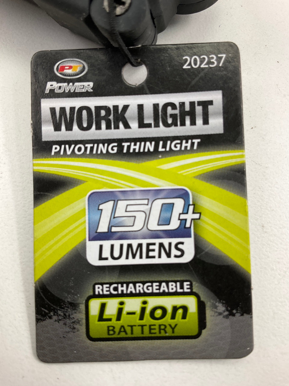 Performance 20237 Pivoting Thin Work Light Lamp, 150 Lumen, Lithium Ion Battery