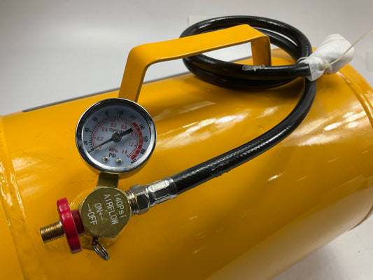 SMALL DENT - Performance Tool W10005 Hi-Viz 5-Gallon Portable Air Tank W/ Gauge