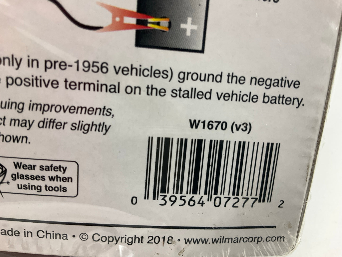 Performance Tool W1670 12' 10-Gauge 150 AMP All Weather Jumper Cables,12 Feet