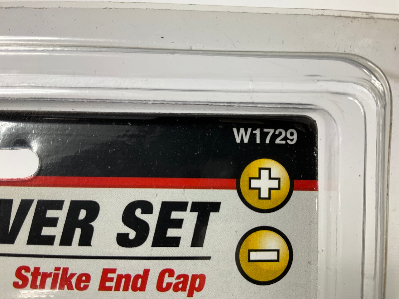 Performance Tool W1729 Strike-Cap Professional 6-Piece Screwdriver Set