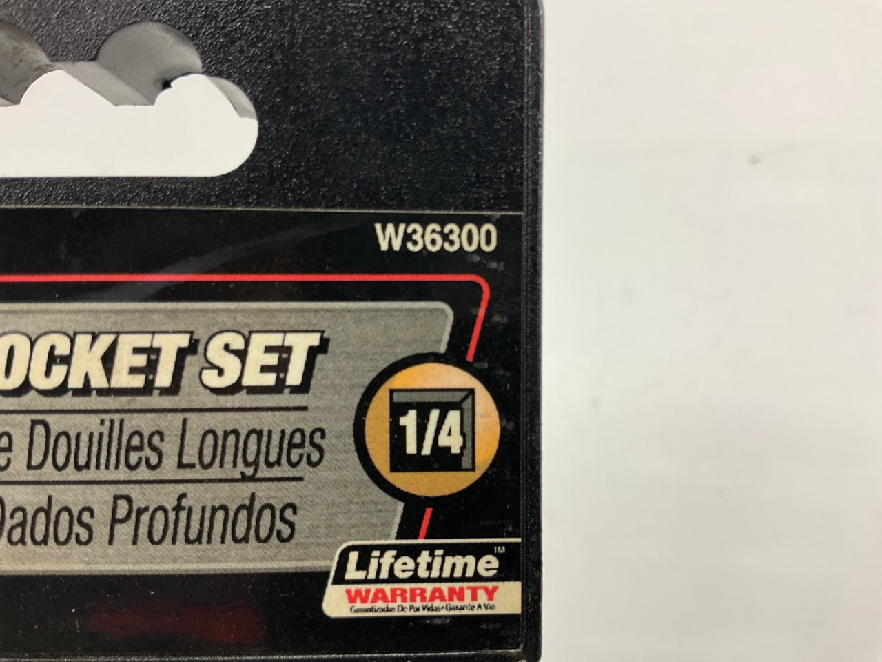 Performance Tool W36300 1/4'' 10 PC SAE Deep Socket Set