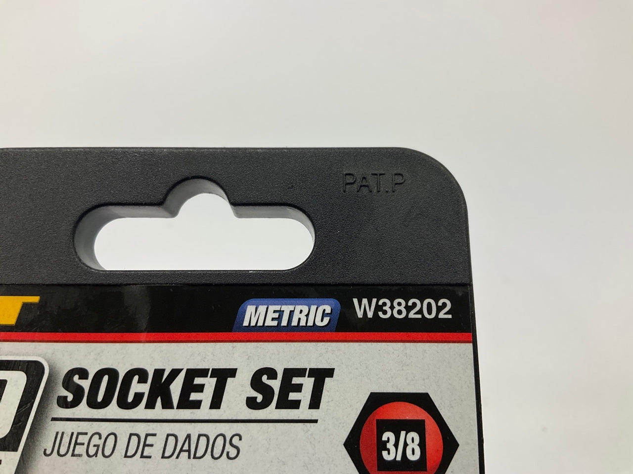 Performance Tool W38202 10-Piece 3/8'' Drive Metric Socket Set 10mm-19mm