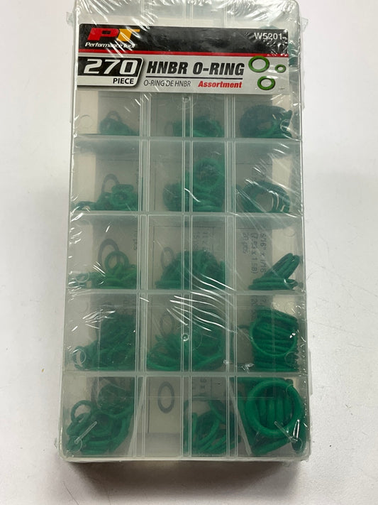 Performance Tool W5201 O-Ring Assortment, HNBR, Green, 270 -Piece