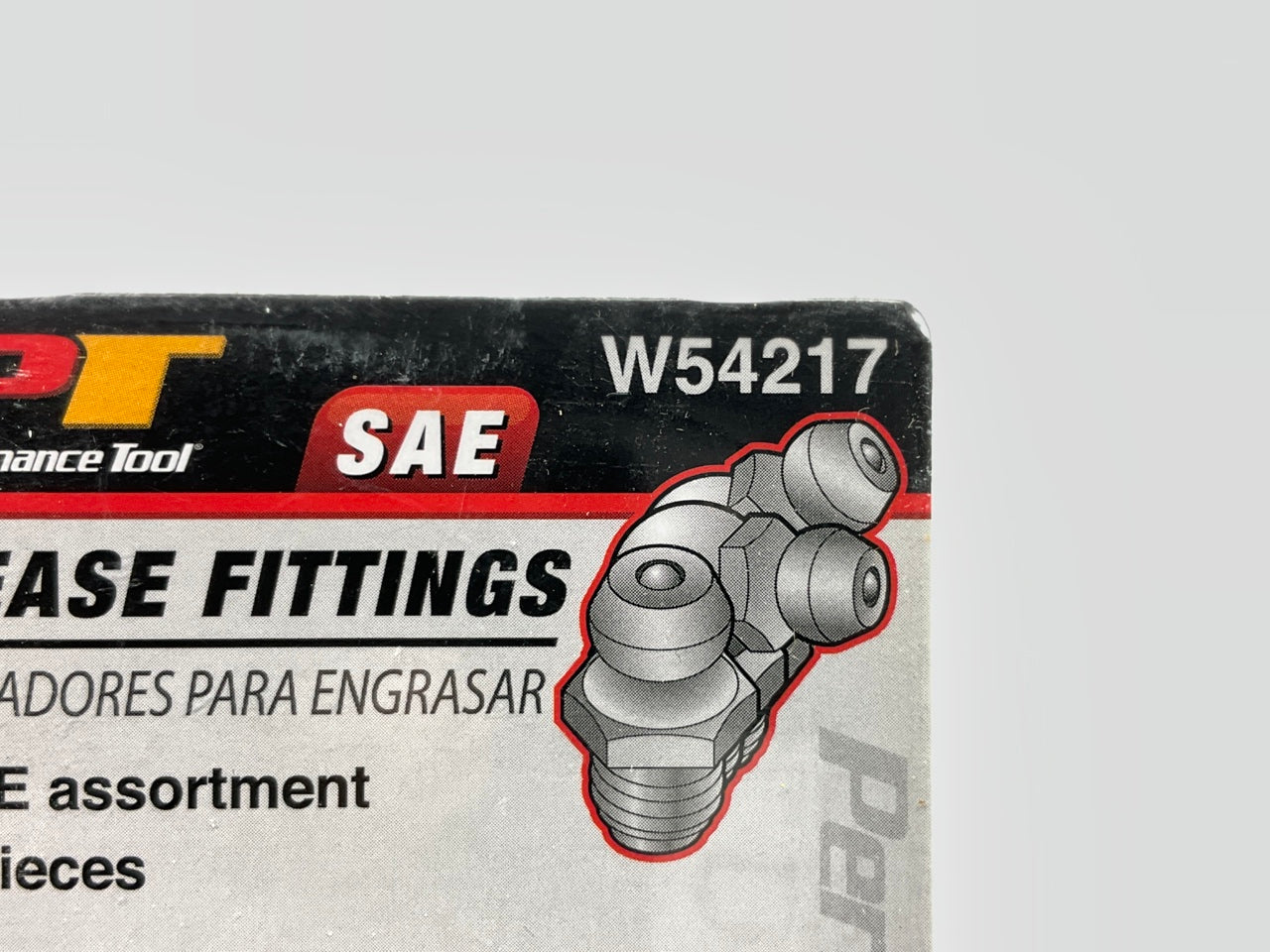 Performance W54217 SAE 1/4'' Grease Zerk Fittings Kit: Straight, 45 & 90 Degree