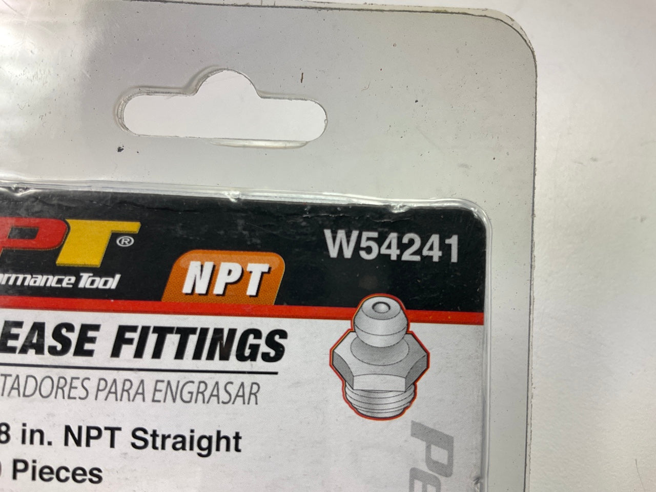 Performance Tool W54241 10-Pack 1/8 NPT Grease Fittings