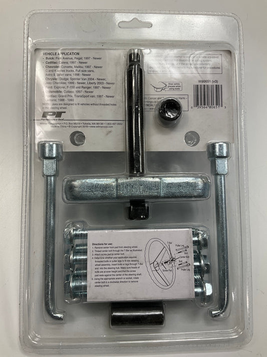 Performance Tool W80651 Steering Wheel Remover Tool Set
