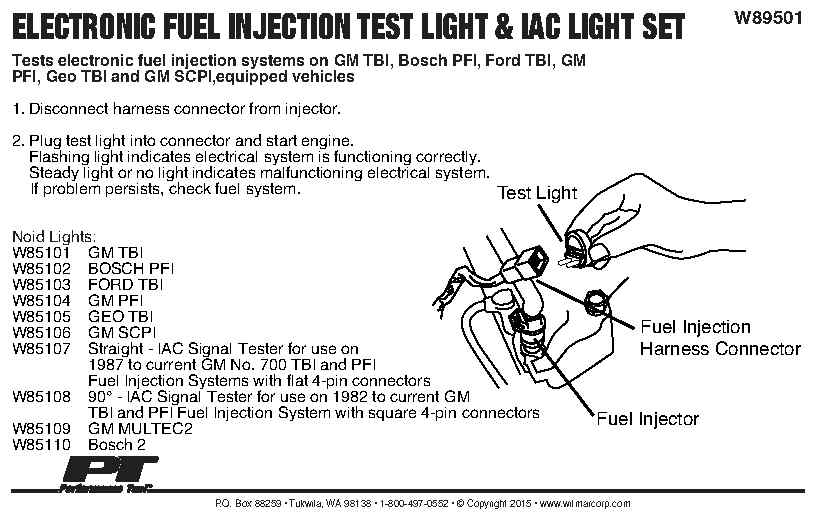 Performance Tool W85106 GM SCPI Noid Test Light