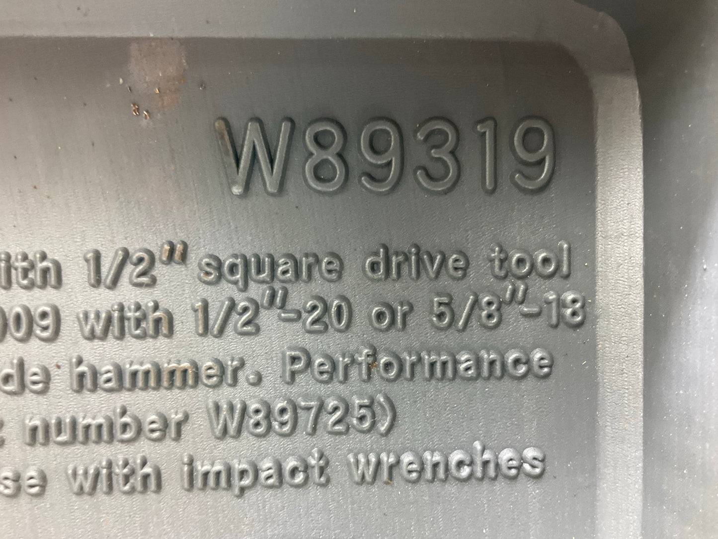 USED #4 - Performance Tool W89319 6-Piece 4X4 4WD Spindle Nut Socket Wrench Set