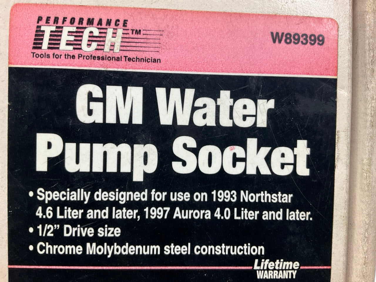 Performance Tool W89399 Water Pump Remover And Installer Socket - Cadillac 4.6L