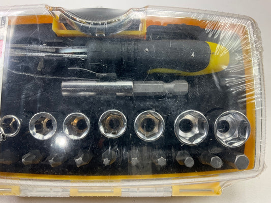 Performance Tool W9122 23-Piece Bit & SAE Socket Set - 1/4'' Drive