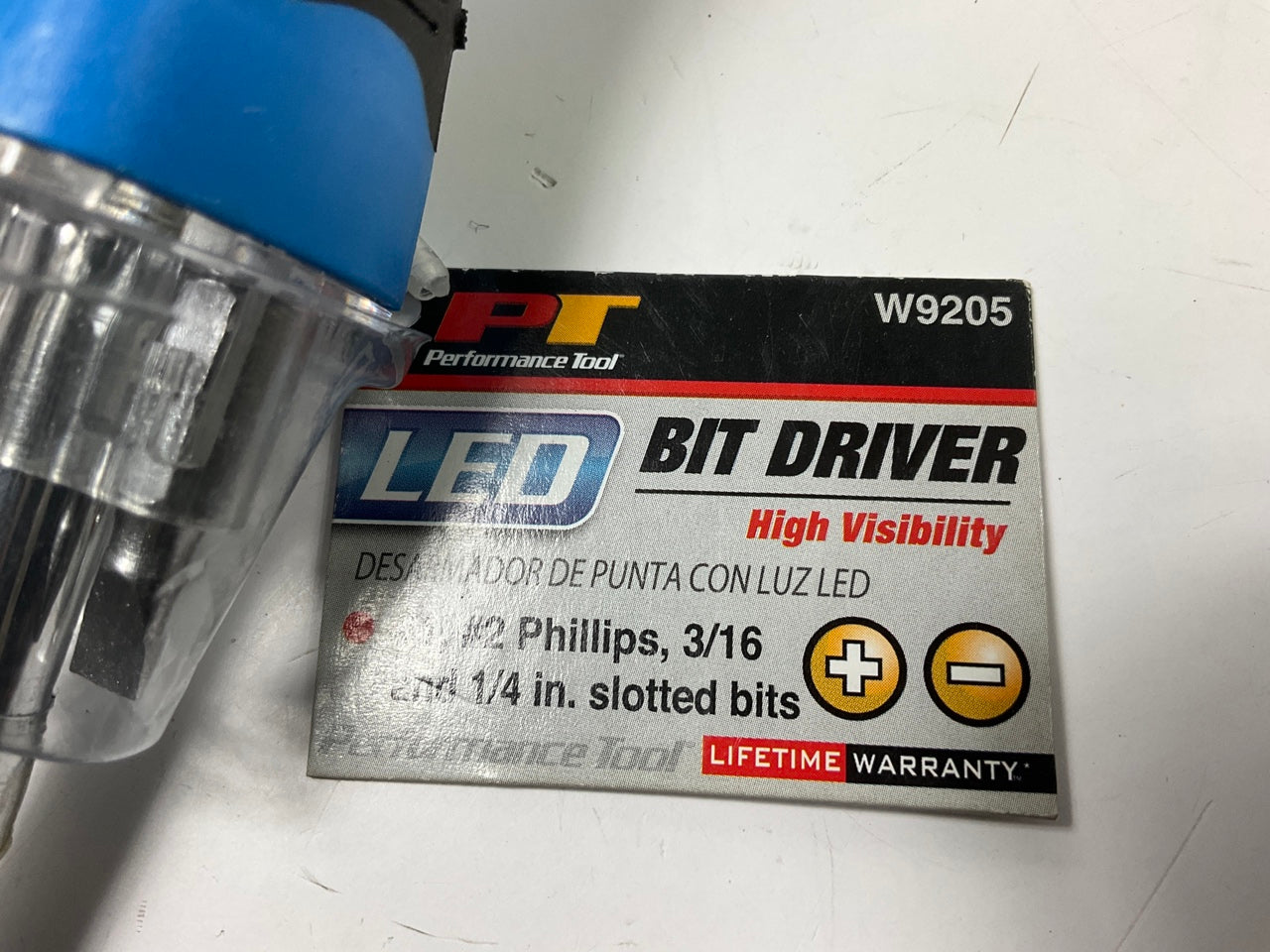 Performance Tool W9205 High Visibility LED Illuminated Bit Driver