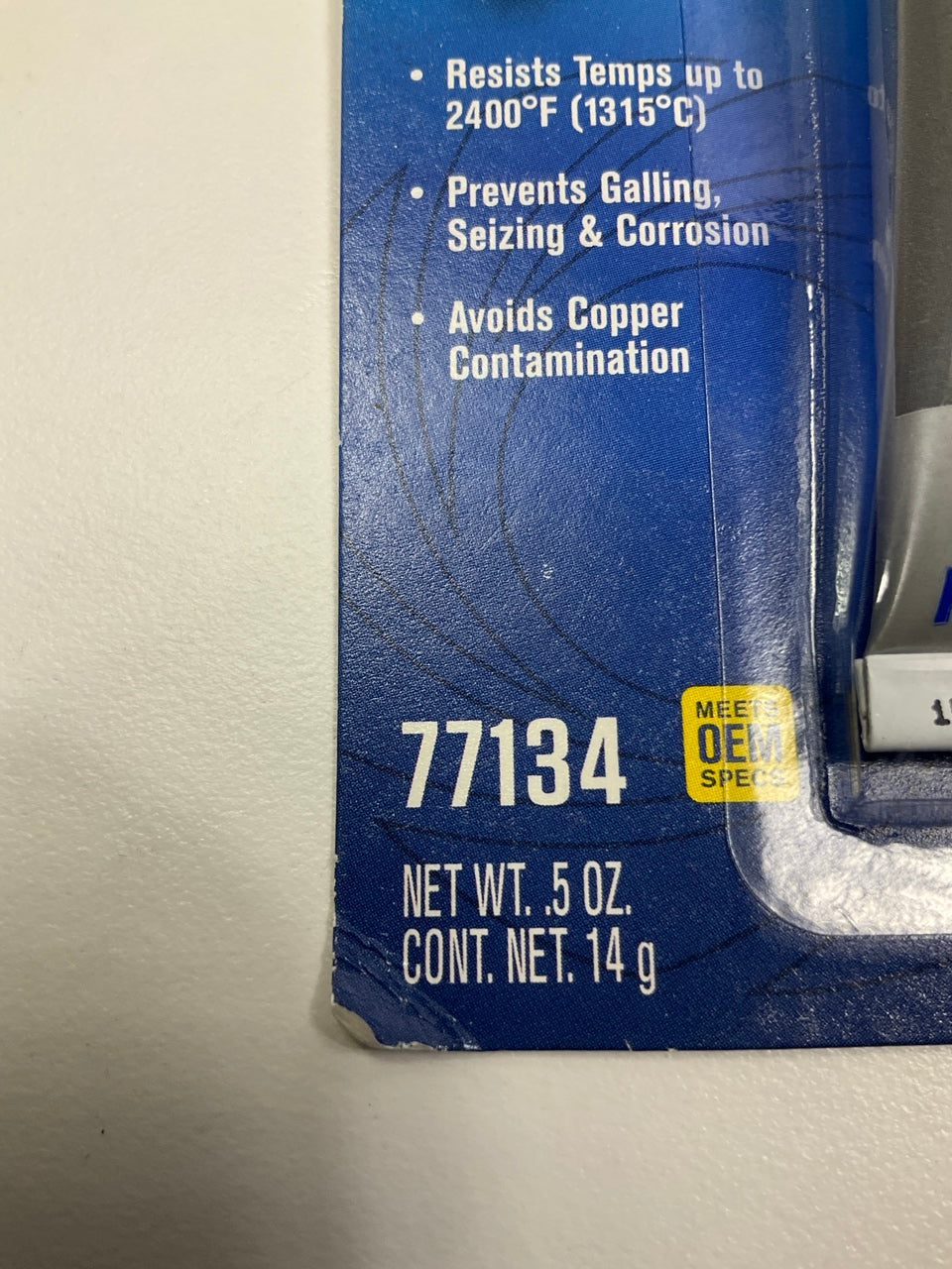 Permatex 77134 Nickel Anti-Seize High Temperature Lubricant 0.5 FL Oz (14g) Tube