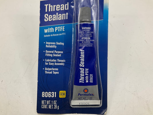 (5) Permatex 80631 Thread Sealant General Purpose With PTFE