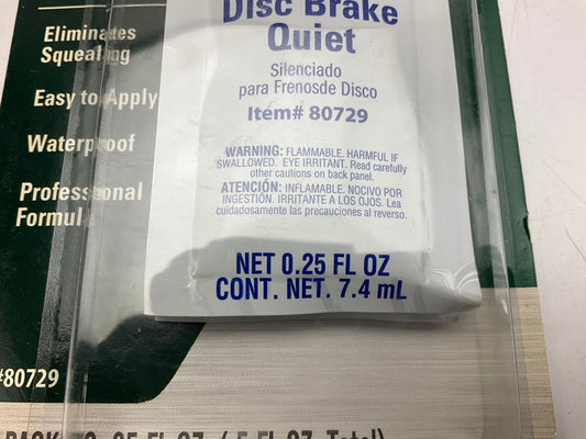 Permatex 80729 Disc Brake Quiet Paste - Stop Brake Squeal - Two (2) Pouches