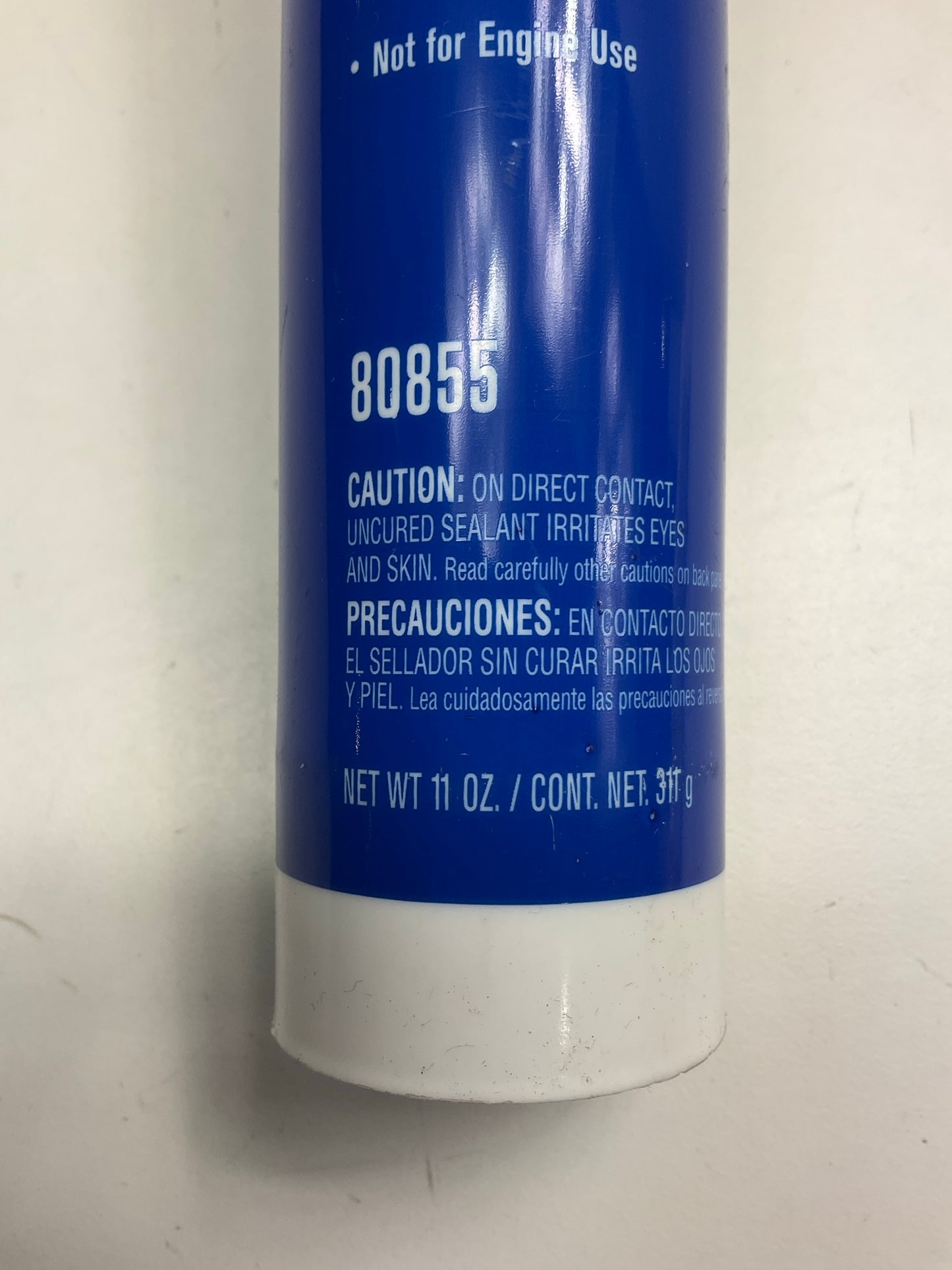 (2) Tubes - Permatex 80855 Clear Silicone RTV Adhesive Sealant, 11 Oz Each Tube