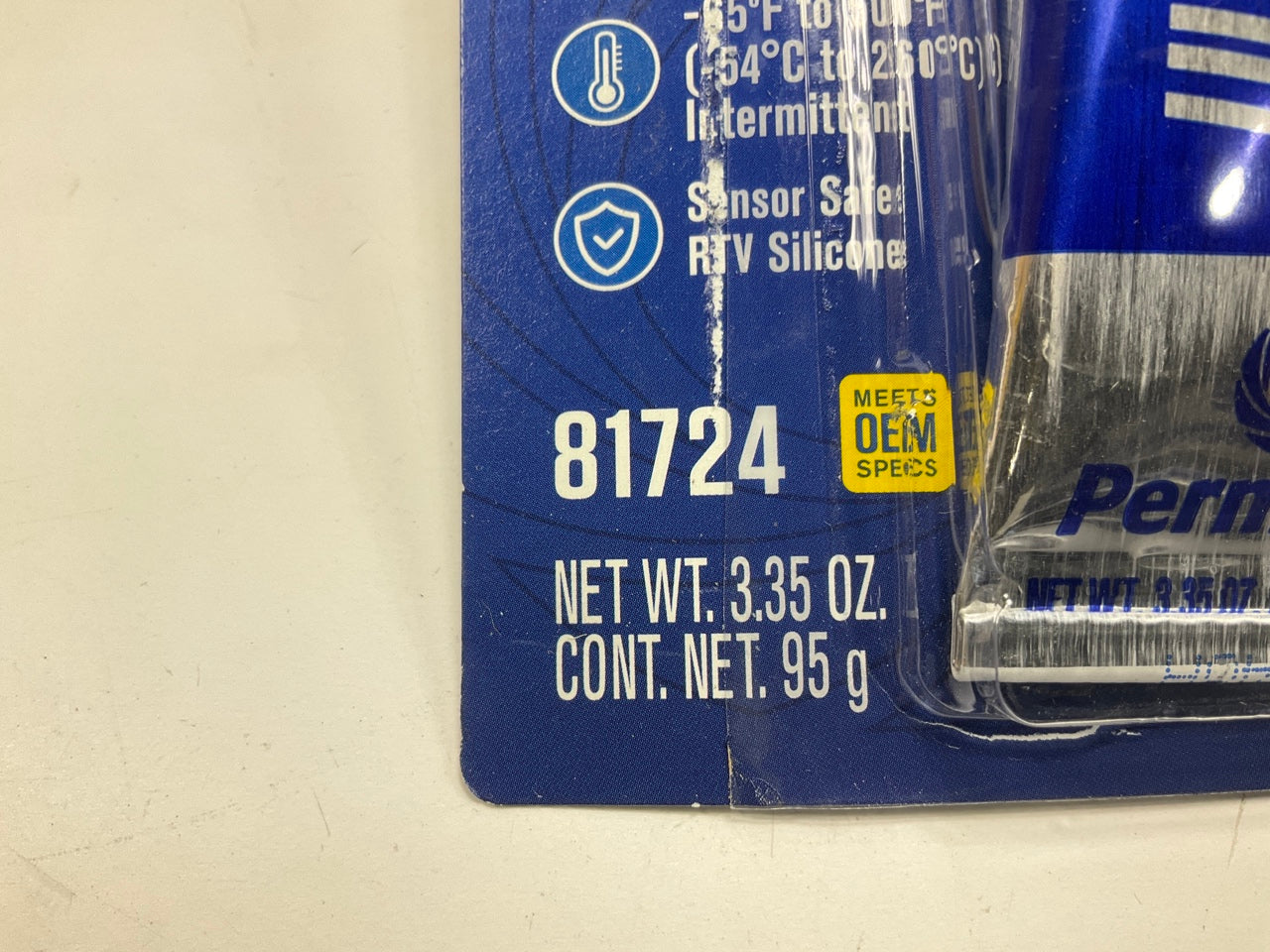 (2) Permatex 81724 Ultra-Blue RTV Silicone Gasket Maker - 3.35oz. Tube