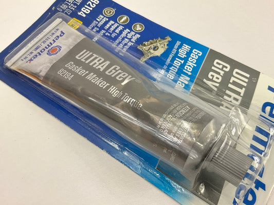 (2) Permatex 82194 Ultra Grey Rigid High-Torque RTV Silicone Gasket Maker 0.5 Oz
