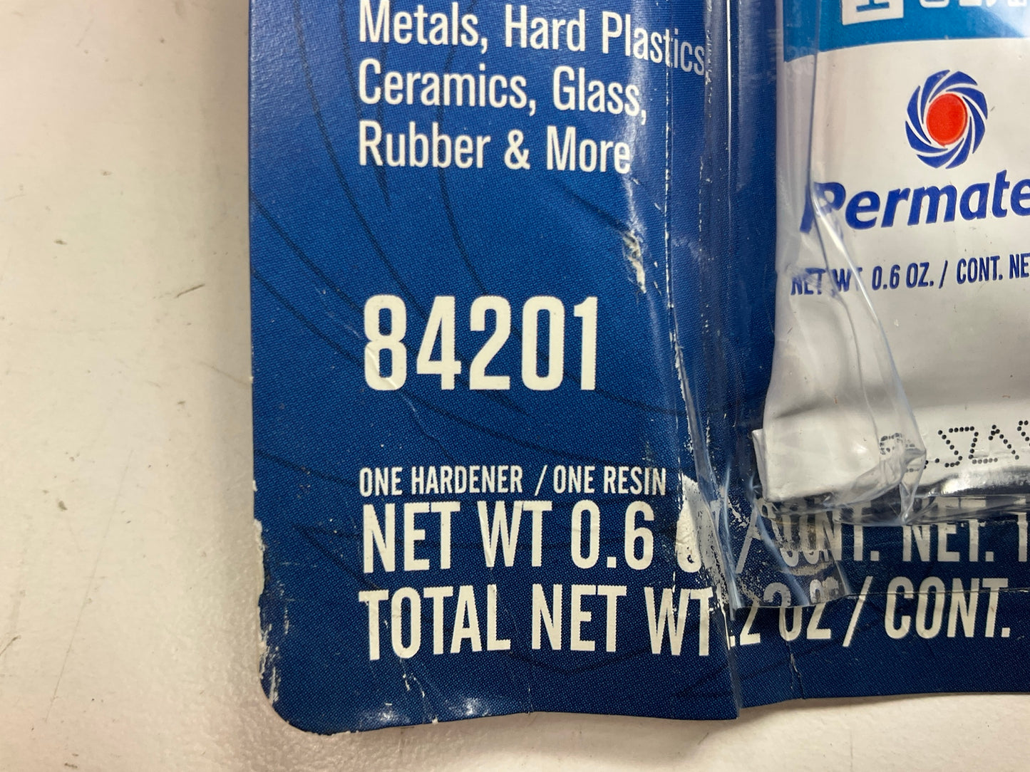 PERMATEX 84201 5 Minute General Purpose Epoxy - Clear .6 Oz Dual Tubes