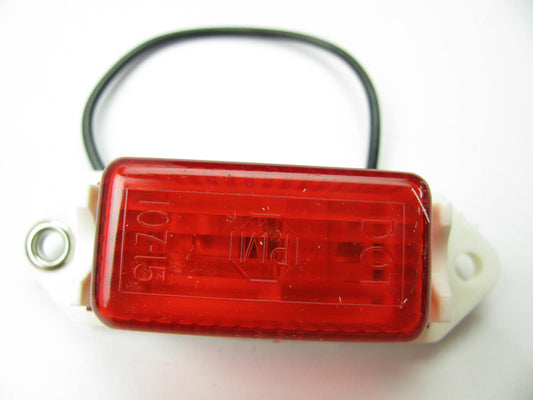 (20) Peterson 107WR 3.18''X1'' Incandescent Clearance Lamp Side Marker RED Lights