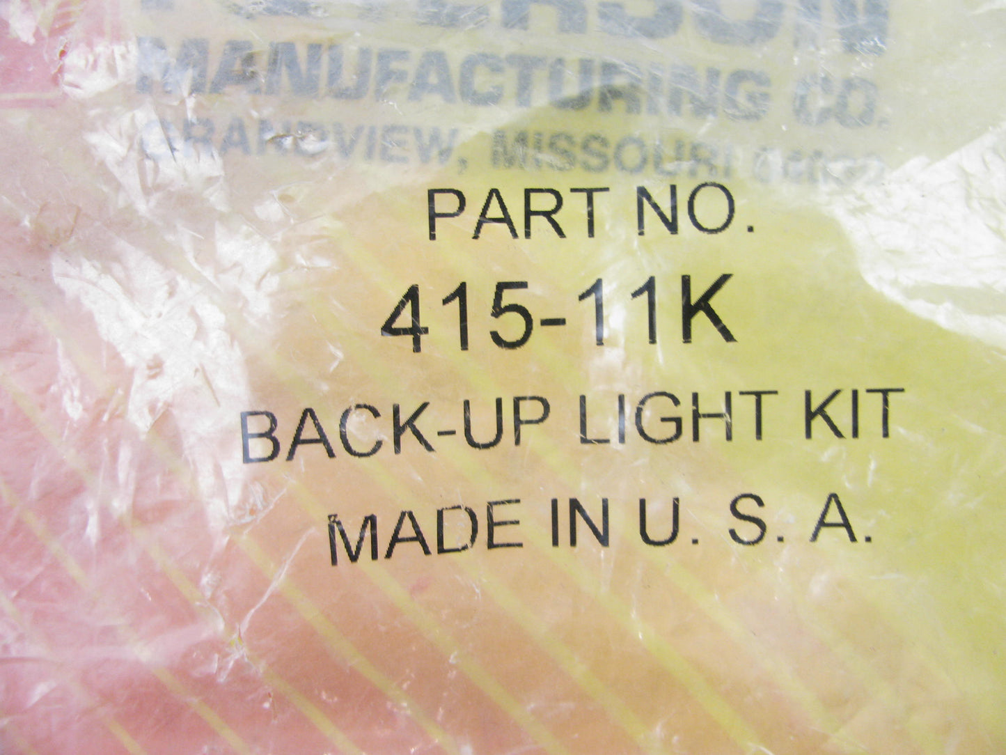 Peterson Manufacturing 415-11K Clear BACK UP LIGHT KIT 4.50'' X 3.58''