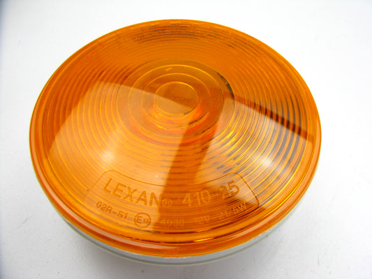 Peterson Manufacturing 426A 4'' Round Amber Sealed Light Turn Signal Park Light