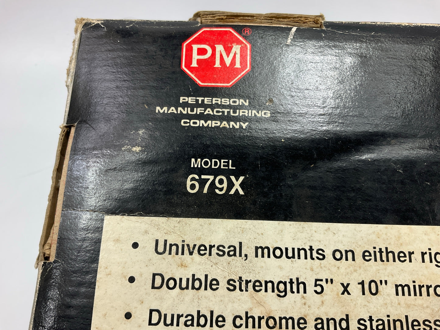 Vintage - Peterson Manufacturing 679X Deluxe Jr West Coast 10''x5'' Mirror