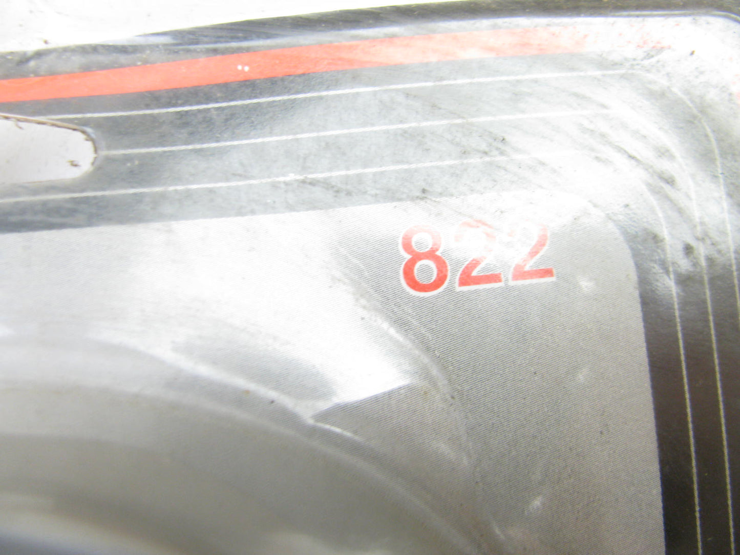 (x2) 6''x8.75'' Universal Low Mount Mirror Black Head Peterson Manufacturing 822