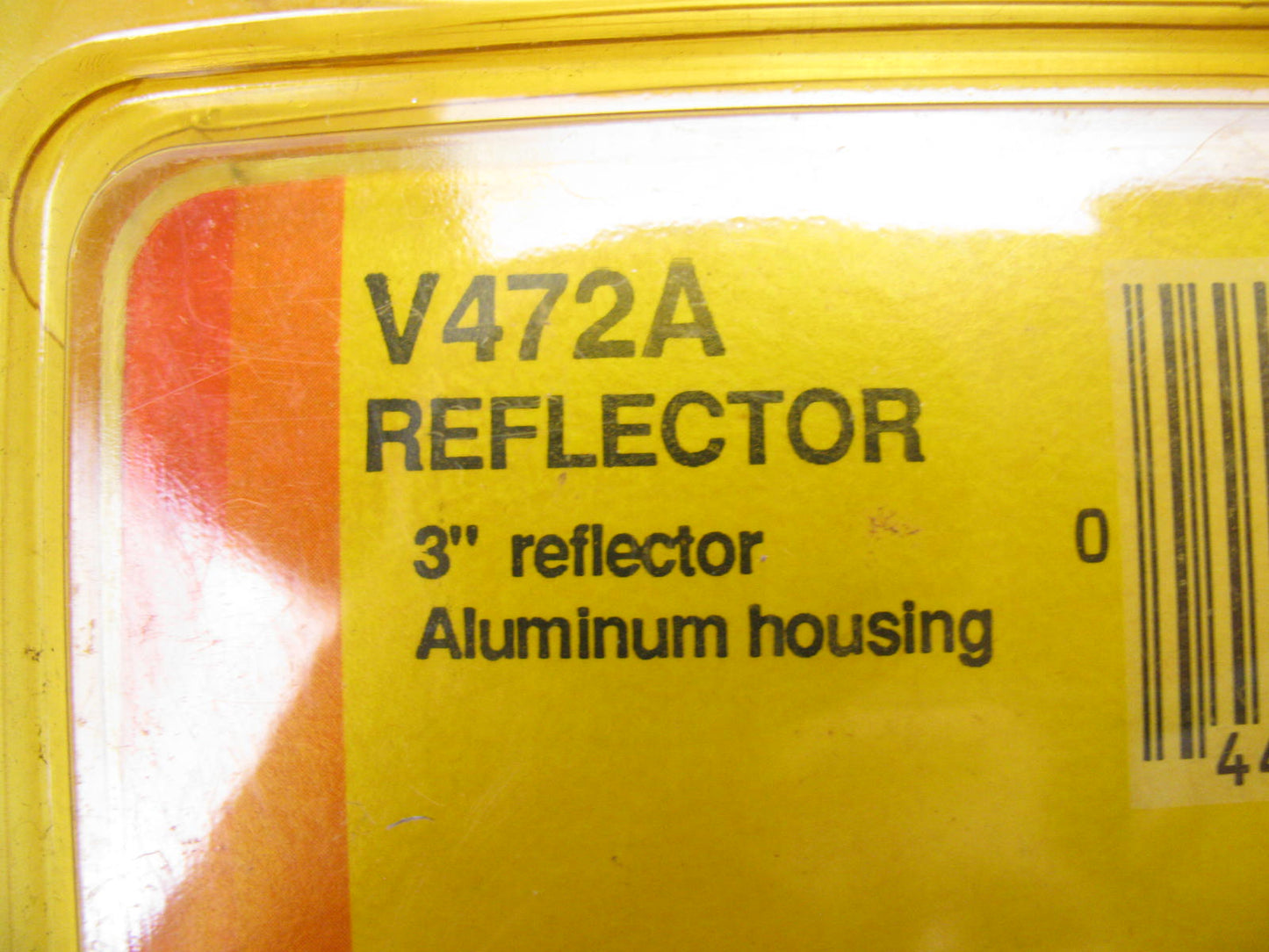 (2) Peterson Manufacturing V472A AMBER 3'' Aluminum Oval Reflectors