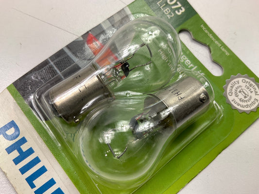 Philips 1073LLB2 Longerlife Turn Signal Lamp Light Bulb 1073 - 2 PACK