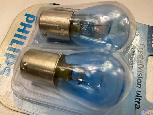 Philips 1156CVB2 CrystalVision Ultra Back Up Light Lamp Bulb 1156 - 2 PACK