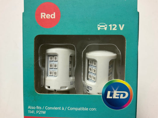 Philips 1156RLED Ultinon LED RED Turn Signal Lamp Light Bulb 1156 - 4 PACK