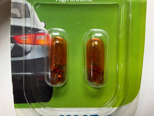 Philips 12396NALLB2 Longerlife Amber Side Marker Lamp Light Bulb 12396NA - 4 PCS