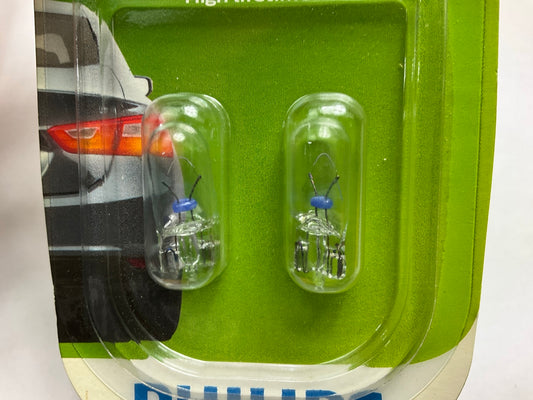 2 / PACK - Philips 12961LLB2 Longerlife License Plate Light Bulbs # 12961