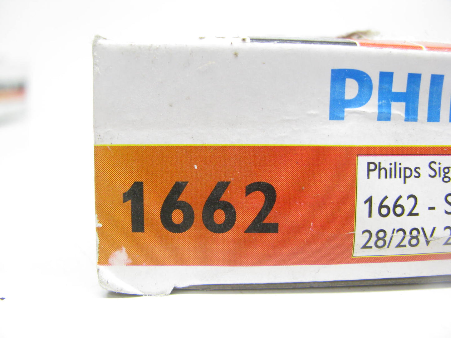 (10) Philips 1662CP Miniature Light Bulbs 28V 25/9.5W Clear