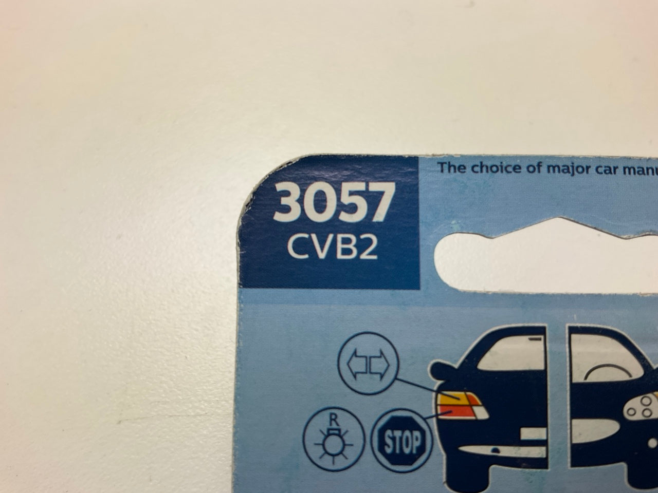 Philips 3057CVB2 Crystalvision Ultra Tail Lamp Light Bulb 3057 - 4 PACK
