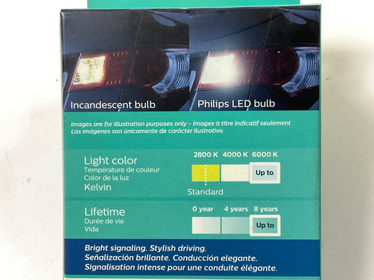 Philips 3156WLED Ultinon LED White Back Up Lamp Light Bulb 3156 - 2 PACK
