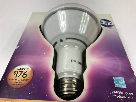 Philips 432930 Dimmable LED Light Medium Base Flood Light Bulb PAR30L 11W