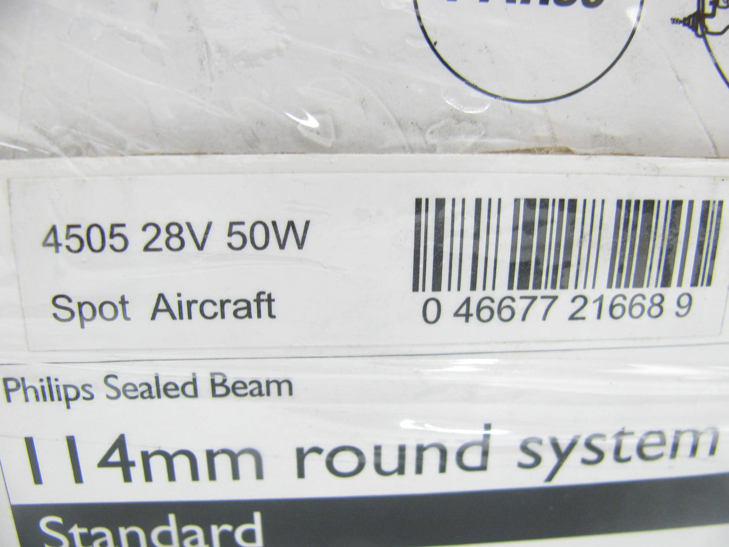 Philips 4505C1 Sealed Beam Lamp Light Bulb 28V 50W