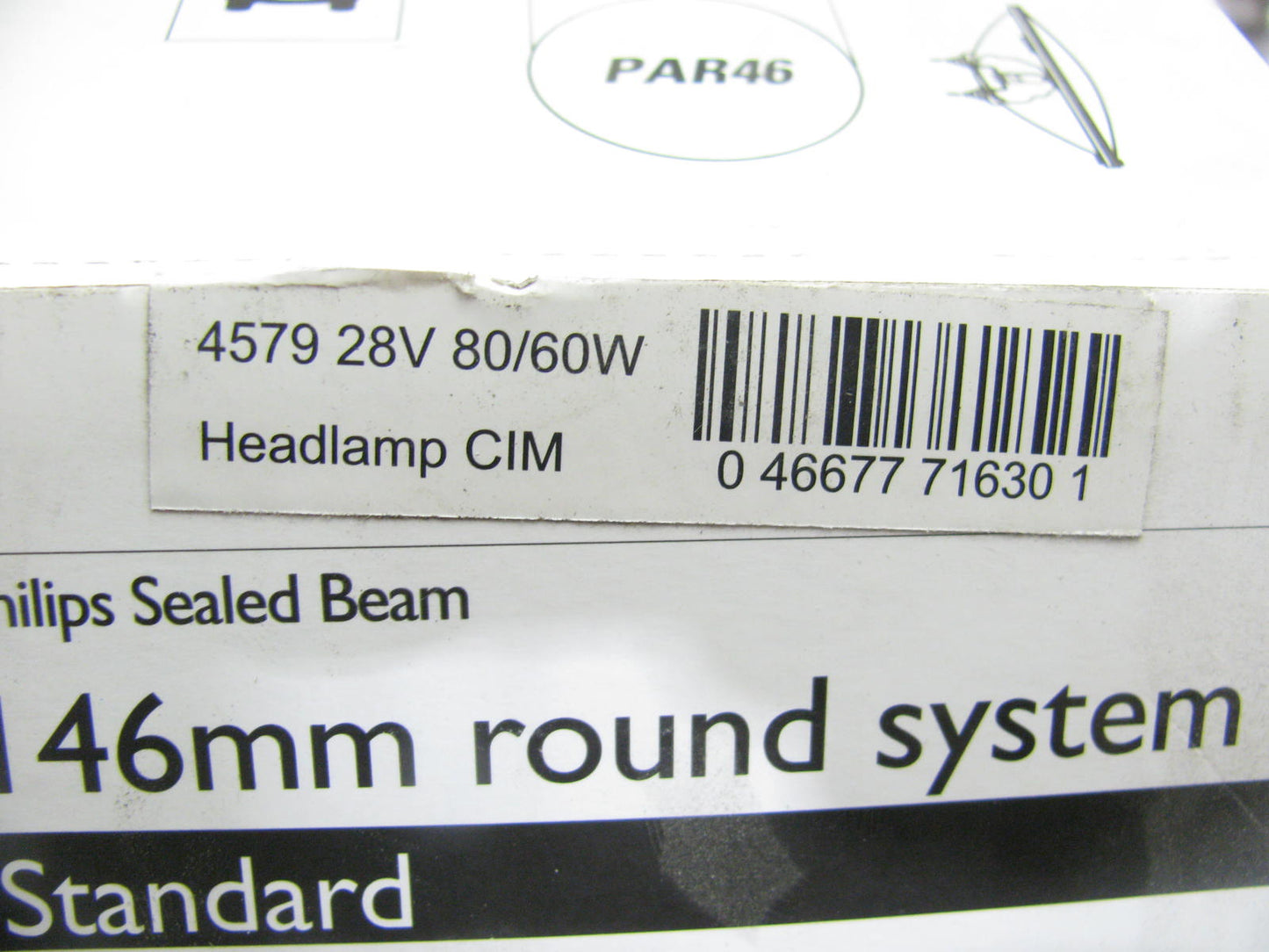 (2) Philips 4579C1 Sealed Beam Lamp Light Bulbs 28V 80/60W 28 Volt