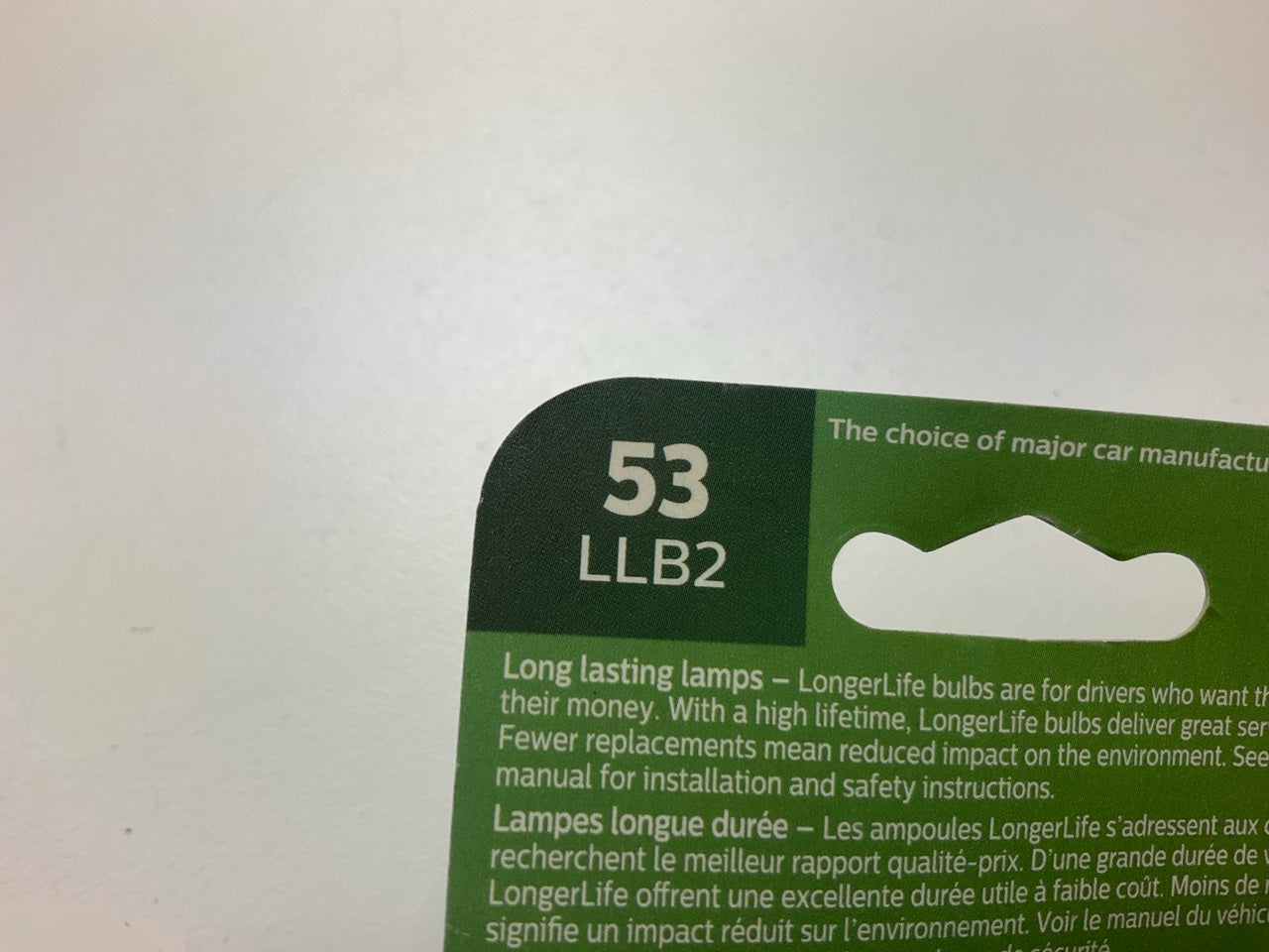 Philips 53LLB2 Longer Life Instrument Panel Lamp Light Bulb, 53 - 4 PACK