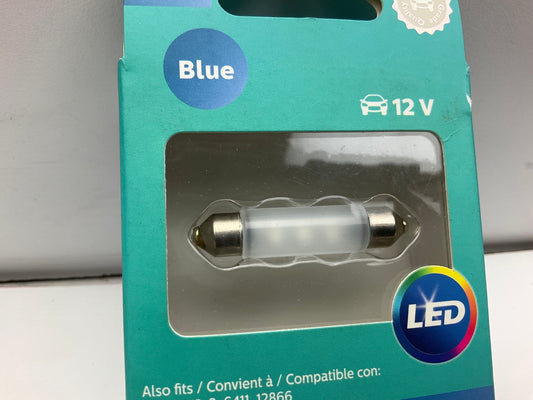 Philips 578BLED Ultinon LED Blue Dome Lamp Light Bulb 578