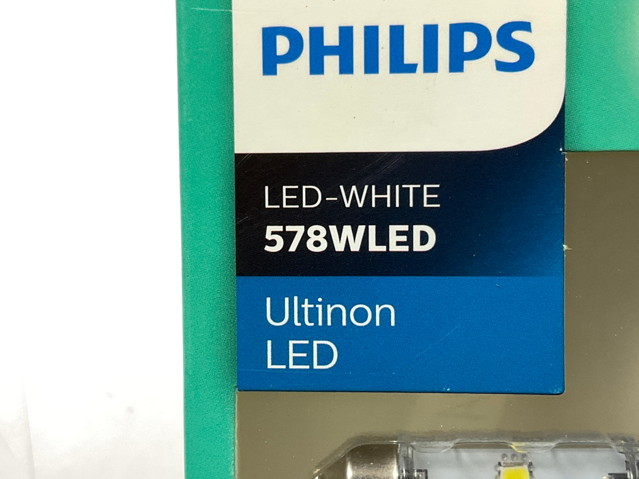 Philips 578WLED Ultinon LED WHITE Dome Lamp Light Bulb 578