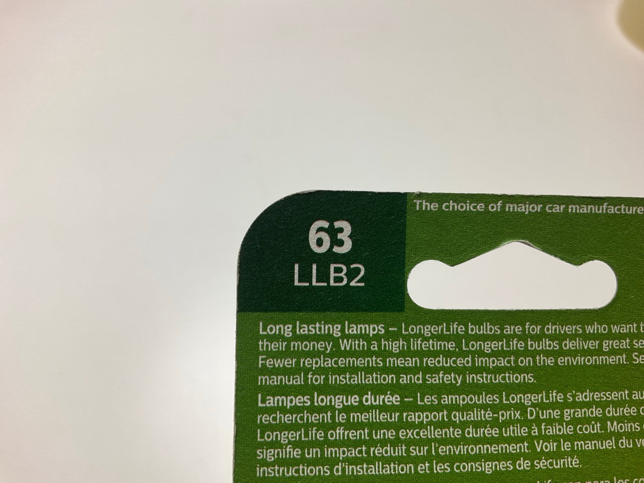 Philips 63LLB2 Longerlife License Lamp Light Bulb 63 - 4 Bulbs Total
