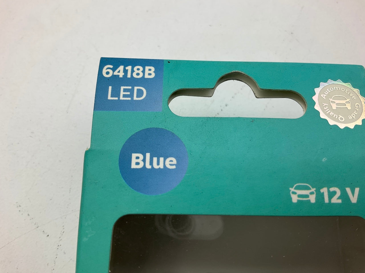 (2) Philips 6418BLED Ultinon LED BLUE Interior Lamp Light Bulb 6418, 12844 12854