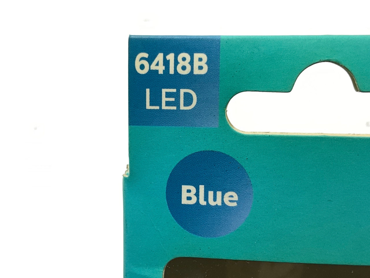 Philips 6418BLED Ultinon LED BLUE Interior Lamp Light Bulb 6418, 12844, 12854