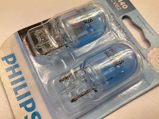 Philips 7440CVB2 Crystalvision Ultra Turn Signal Lamp Light Bulb 7440 - 2 Pack