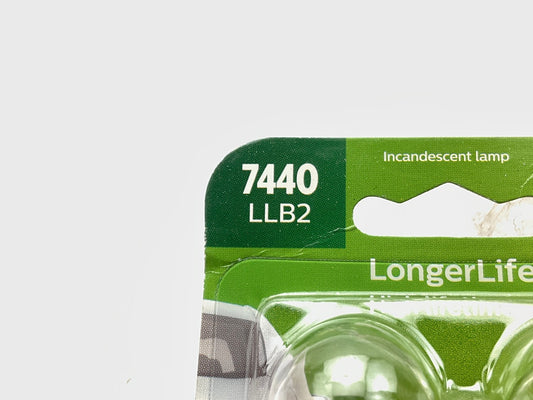 Philips 7440LLB2 Longerlife Turn Signal Light Lamp Bulbs - 2/Pack