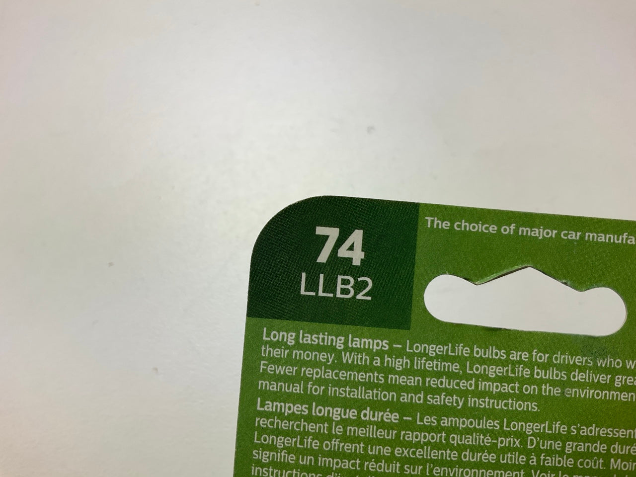 (2) Philips 74LLB2 Longerlife Instrument Panel Lamp Light Bulb 74 - 2 PACK