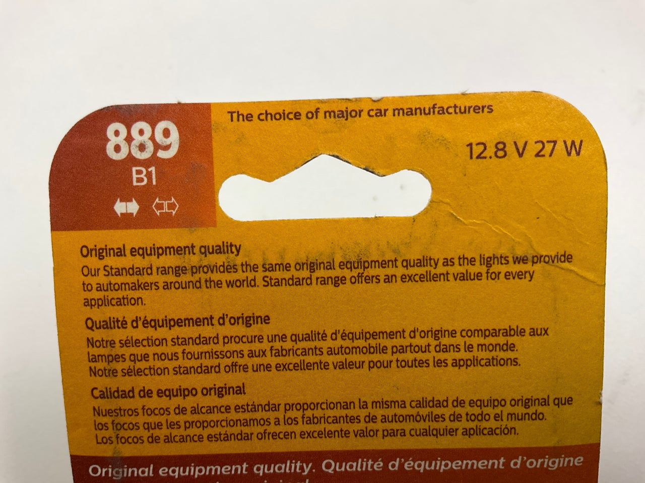 Philips 889B1 Standard Fog Lamp Light Bulb 889